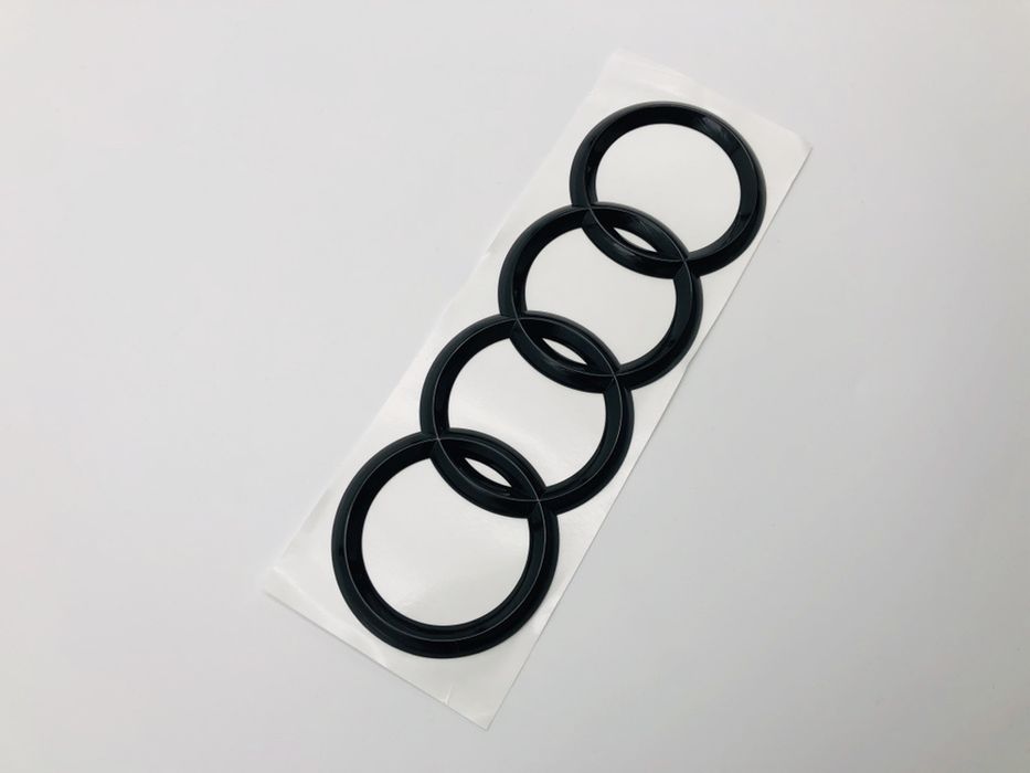 Emblema Audi spate negru 202 mm