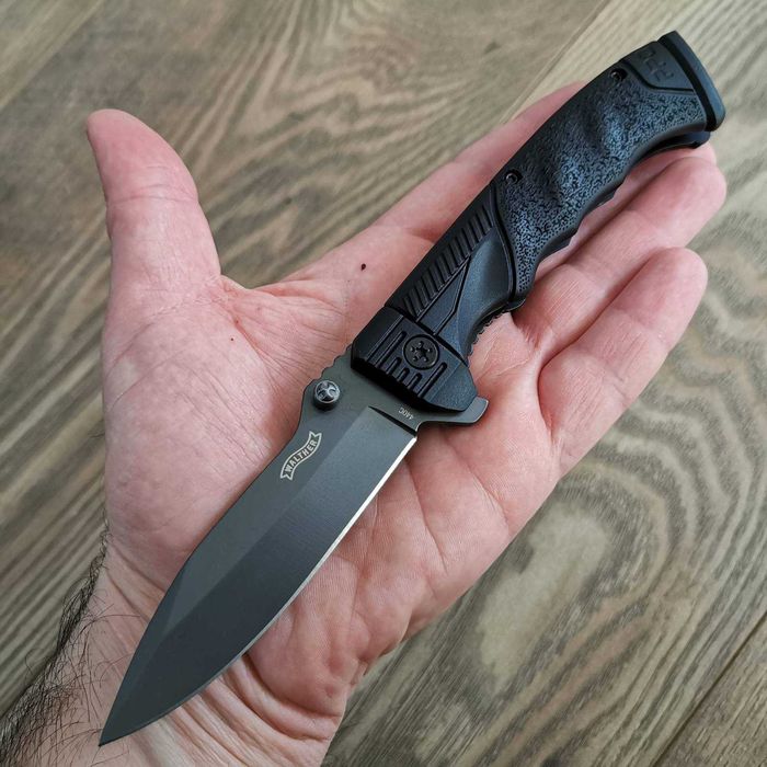 Сгъваем тактически нож с калъф Walther PPQ стомана 440C