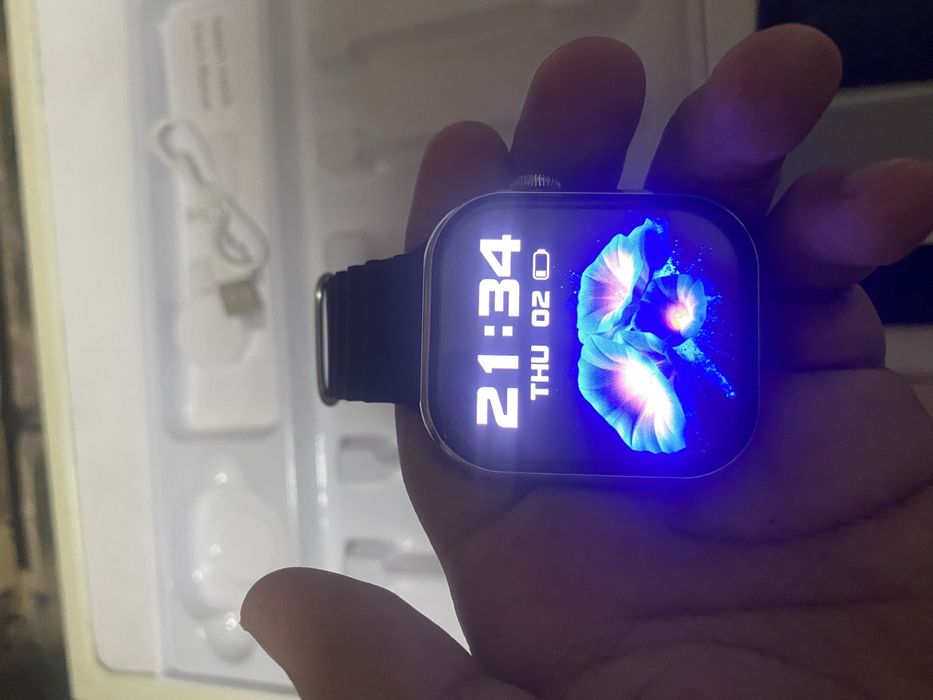 V11 Pro Max смарт сағат — жаңа, толық комплект