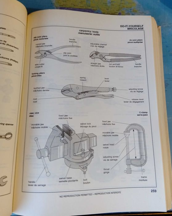 Английско-френски визуален речник