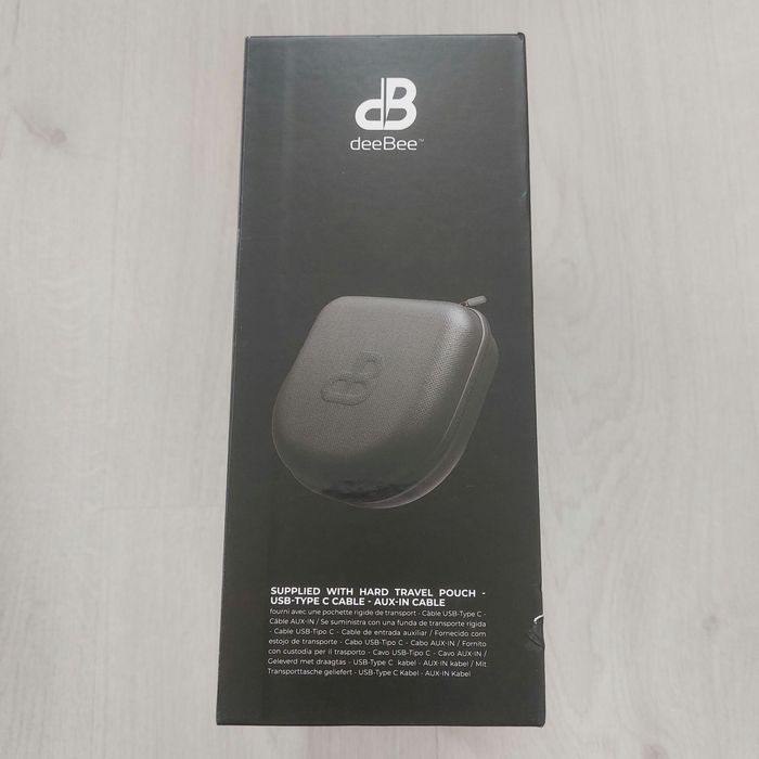Премиум безжични слушалки deeBee dB-Pulse Black – Bluetooth 5.2 | Hybrid ANC | 40ч. Батерия