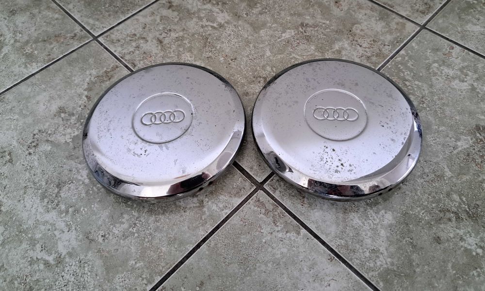 Capace cromate pentru roti de Audi 80 sau 100