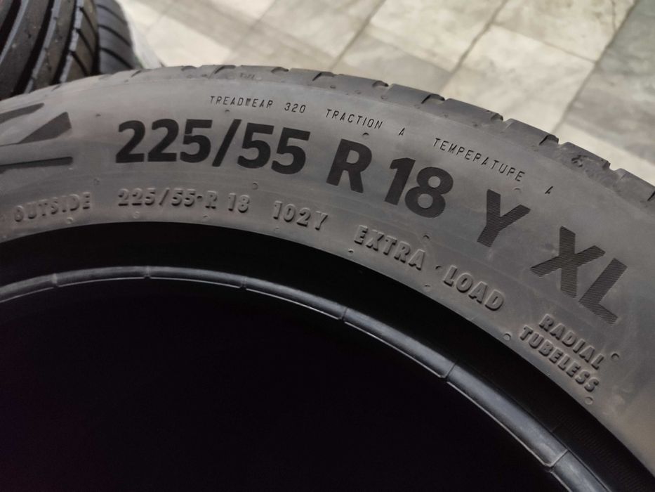 2бр Летни гуми 225 55 18 - Continental - DOT 2023