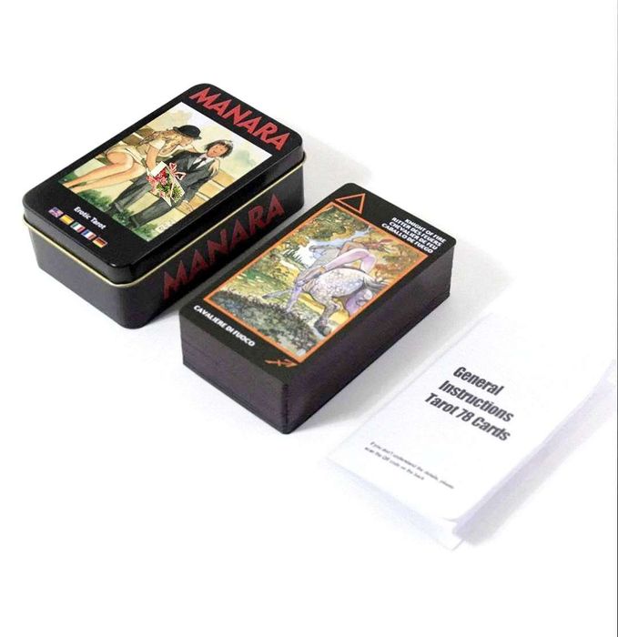 Карты Таро МАК Манара Manara Tarot в жестяном боксе