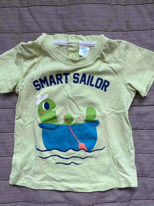 Комплект/сет от 3 памучни тениски 9-12м