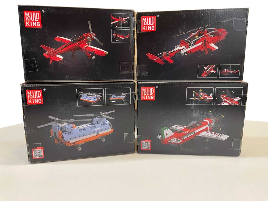 Set constructie, aeronave: avion, elicopter - jucarii tip lego, MK