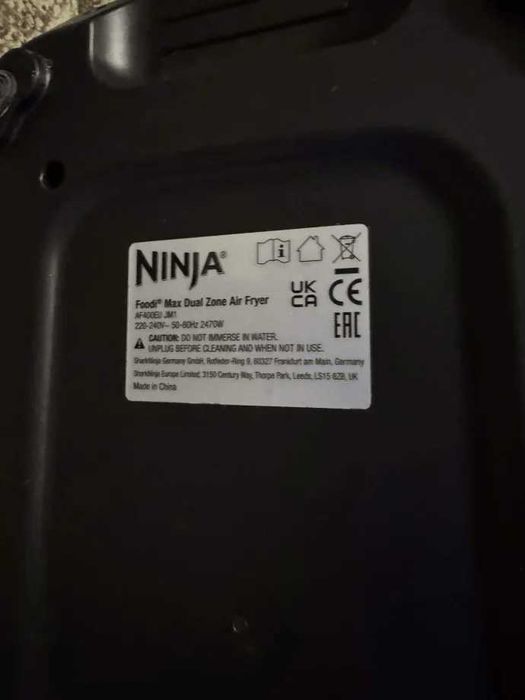 Ninja Foodi Max Dual Zone Air Fryer AF400EU 9.5L