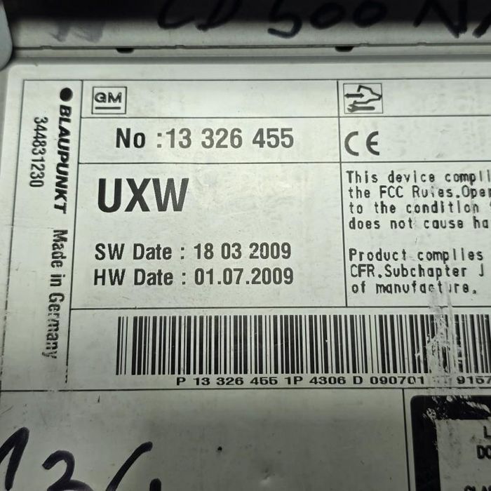 Unitate CD Player auto cu navigatie Opel Insignia A