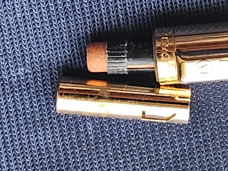 Ballograf : химикалка и авт. молив - позлатени, Sheaffer-химикалка