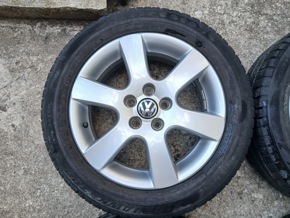Оригинални Алуминиеви джанти 15цола за  vw polo.fox.Golf4.UP.skoda fabia.seat.Audi a1-A2-A3-5×100.