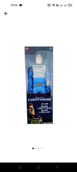 Robot Figurina Buzz  Mattel ToyStory Multicolor 4+