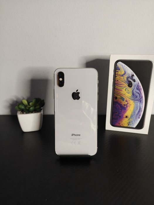iPhone Xs, Silver 256GB - în Condiție Excelentă!