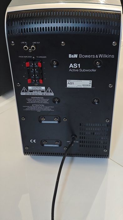 Subwoofer Activ B&W Bowers &Wilkins AS1