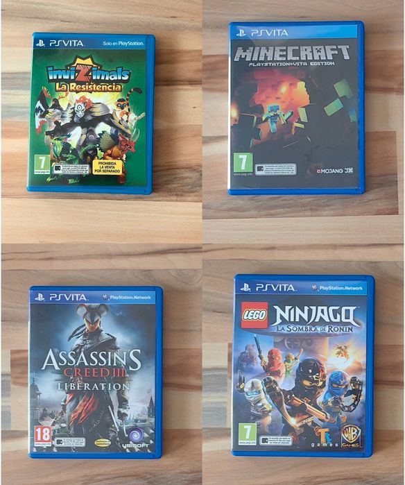 Minecraft Invizimals Assassins Ninjago PS Vita