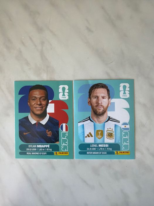 Стикери на messi и killian mbappe wc26