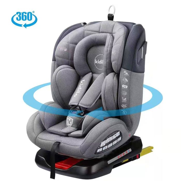 Автокресло isofix 0 + 36 кг. Меняется на 360 градусов