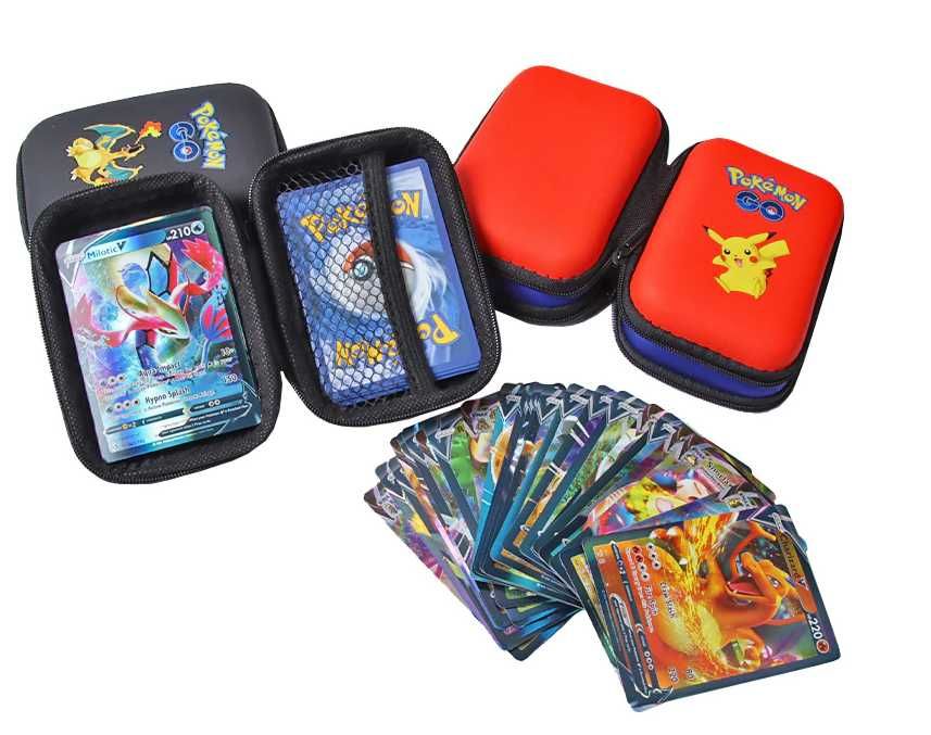 Portofel Pokemon Go Pikachu pentru 50 cartonase