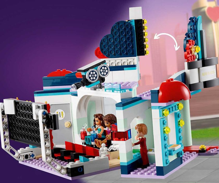 Ново LEGO Friends - Киносалон в Хартлейк Сити (41448)