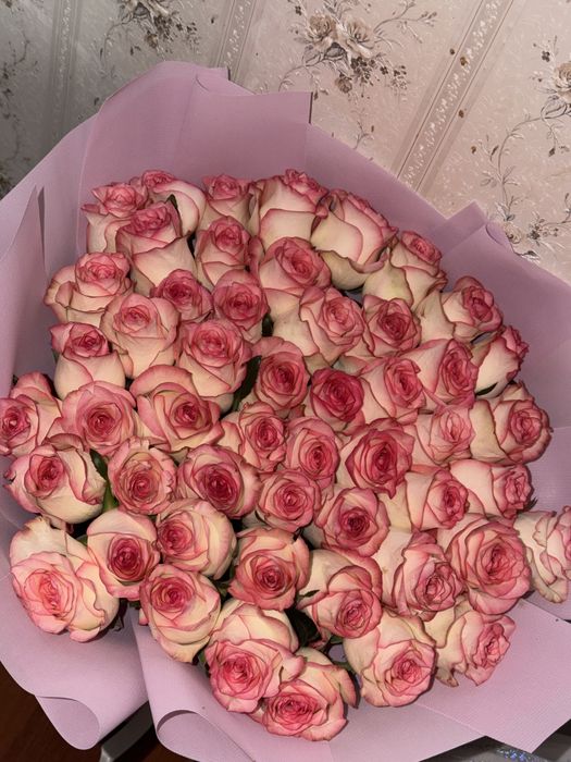 Свежие цветы 51 штук розы цена 20000 тысяч