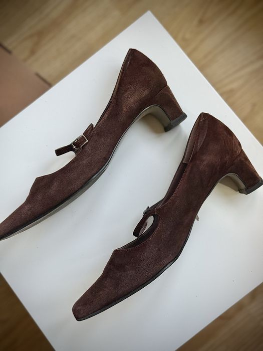 Y2K дамски обувки от велур