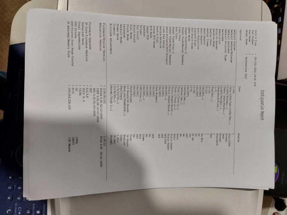 Multifunctional Xerox work centre 3210