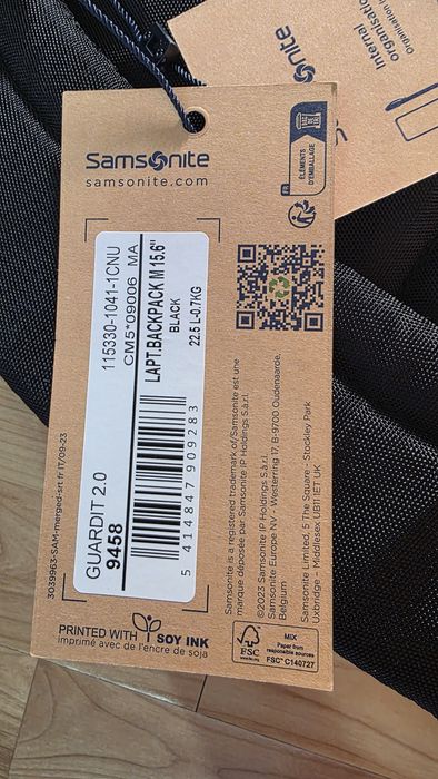 Rucsac laptop Samsonite Guardit 2.0, 15.6", Negru