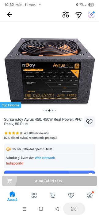 Vând componente de calculator
