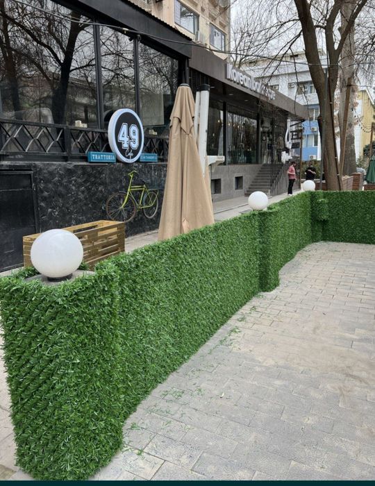 Зелёный забор / Зелёное ограждение / Яшил забор