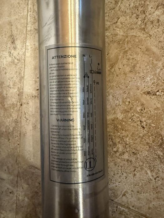 Потопяема сондажна помпа LEO 4XRm3/22-1.5