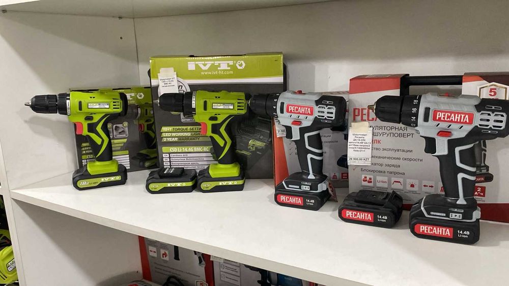 Шуруповерты от 14000