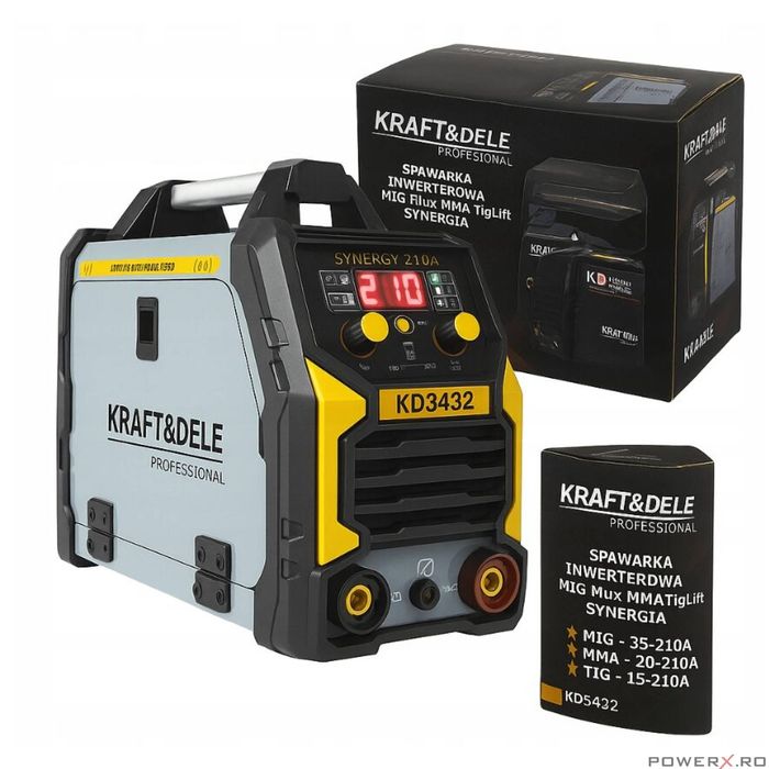 Invertor, aparat pentru sudura cu sarma fara gaz, MIG Flux MMA