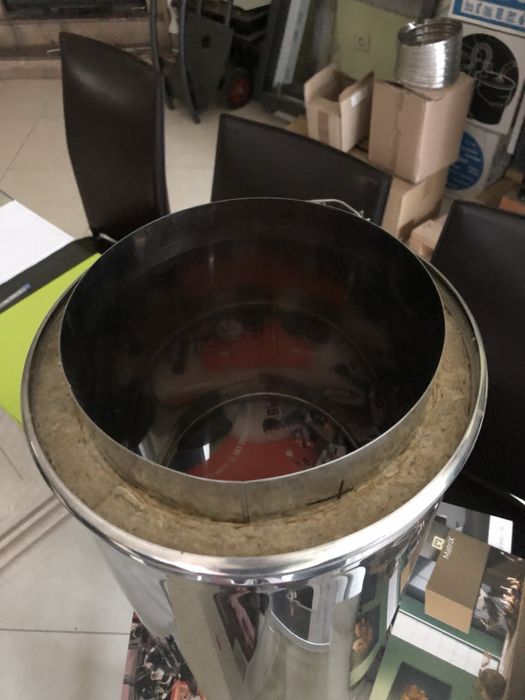 2 броя двойно изолиран димоотвод