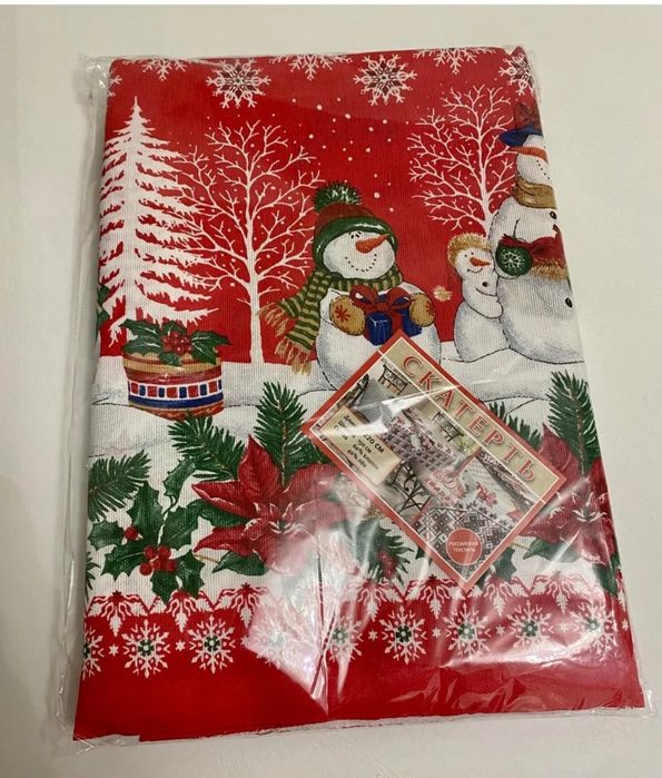 Новогодняя скатерть 150×220