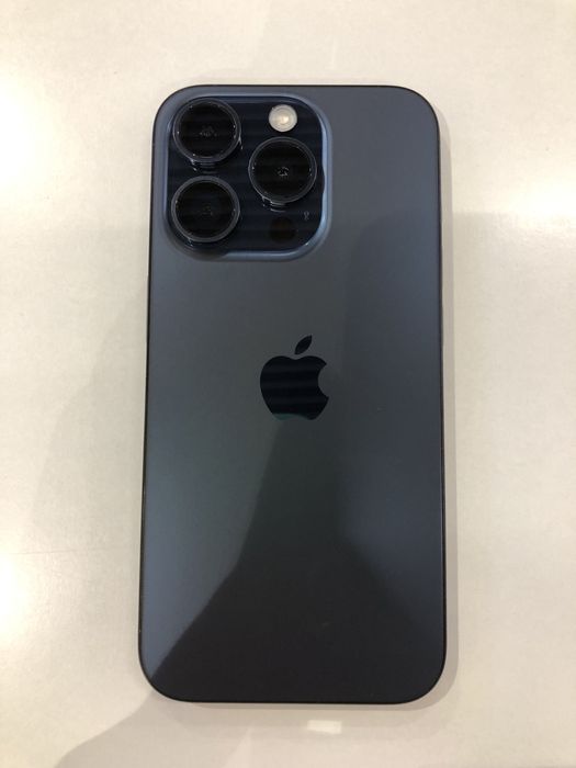 Iphone 15 pro, titanium blue, 128 GB