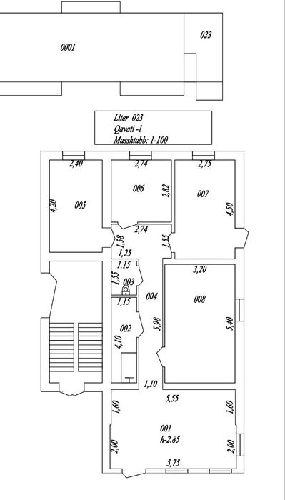 Уй сотилади 4 хона