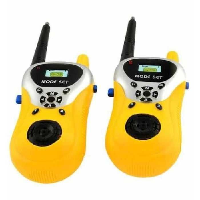 Set statie portabila Walkie-Talkie emisie-receptie cu afisaj,raza 100m