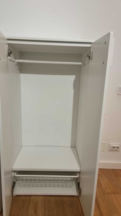 Dulap Ikea SMÅSTAD / PLATSA alb, 60x41x123