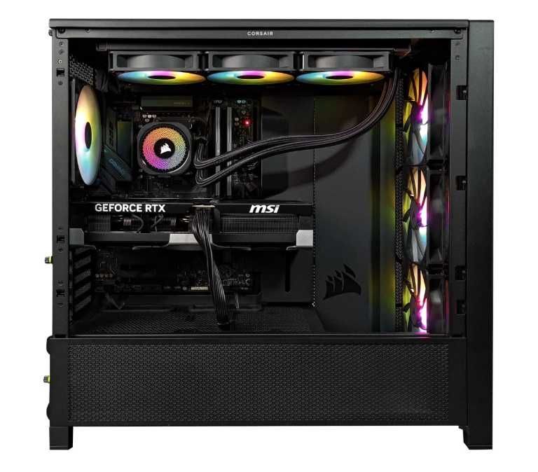 Sistem Desktop Ultimate Gaming AMD Ryzen 9 9900X3D, Corsair 64GB DDR5 6000 MHz, 4TB SSD Corsair, NVIDIA MSI RTX 5090 32GB, nou, Garantie 2 ani la eMAG