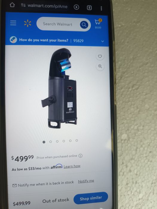 Scanner american dj/ Moving head beam