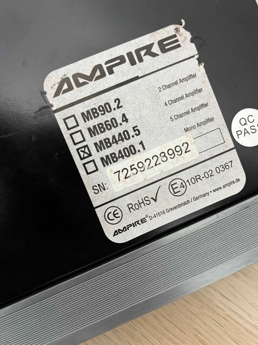 Hifonics, Ampire, Kenwood statie auto