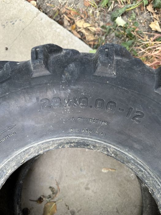 Продам покрышки на квадроцикл б/у