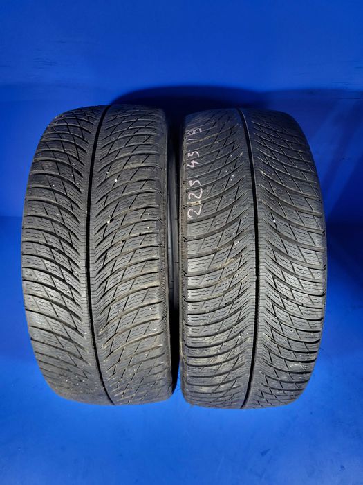 Vand 2 anvelope m+s 225 45 18 Michelin Pilot Alpin foarte bune an 2021