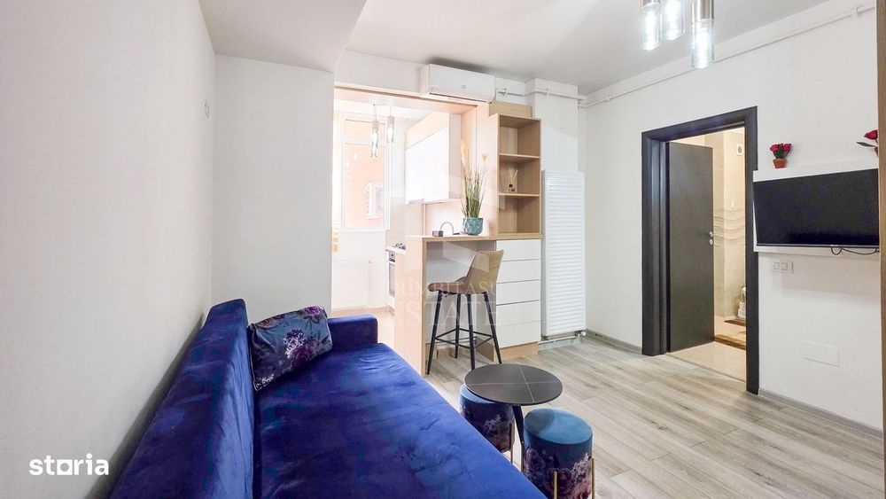 Garsonieră modernă Militari Residence | Etaj 5 | Bloc 2020 | Mobilată