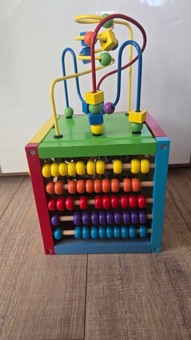 Монтесори дървен куб