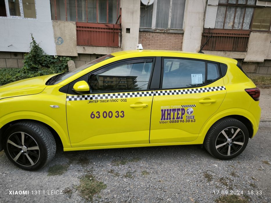Дачия Сандеро 2023 такси