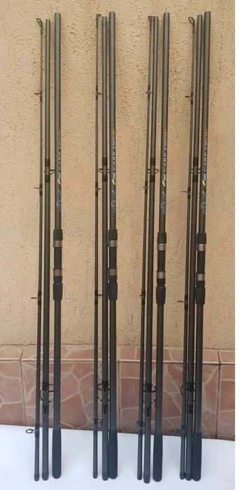 SET 4 Lansete 3,6m WIND BLADE Fino CARP EB-1 din 3 buc 3,75LBS 50mm
