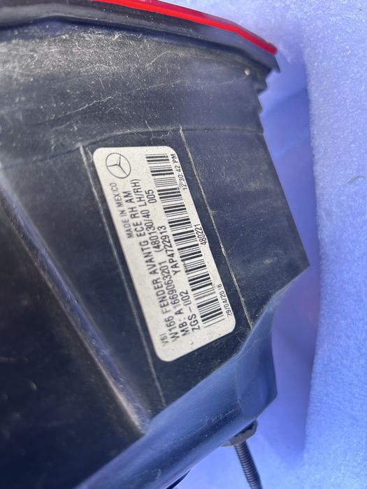 Stopuri/triple Mercedes ML W166 - tot setul