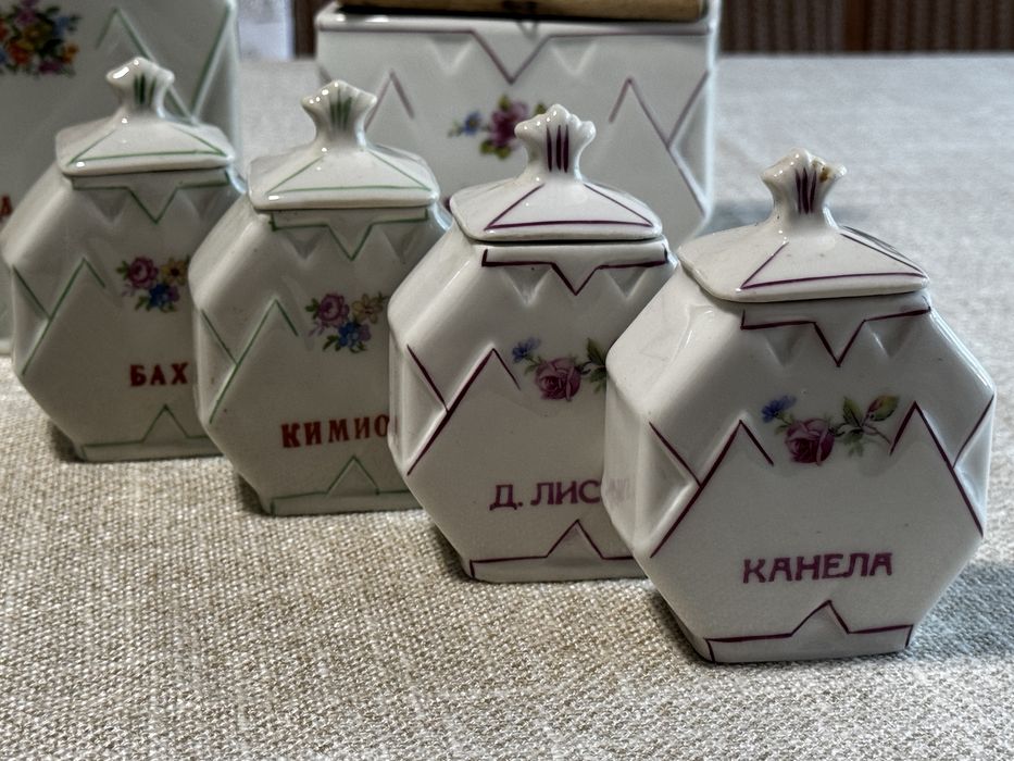 Ретро комплект сервиз за подправки