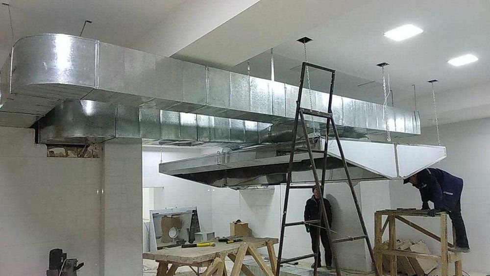 Изготовления воздуховодов для систем вентиляции.