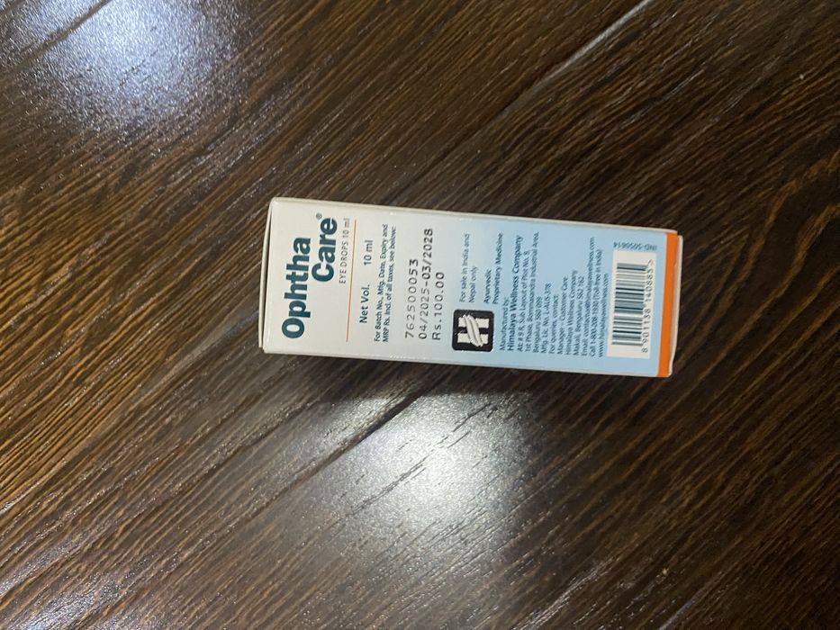 Ophtha Care от Himalaya индийские капли для глаз